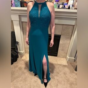 Night Way Collections Teal Maxi Dress